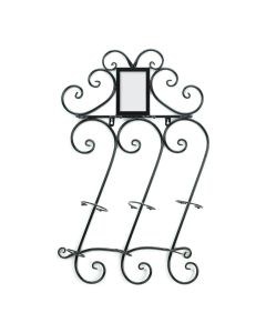 SCROLLWORK WALL WINE RACK
