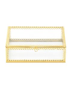 GOLD MOTIF JEWELRY BOX